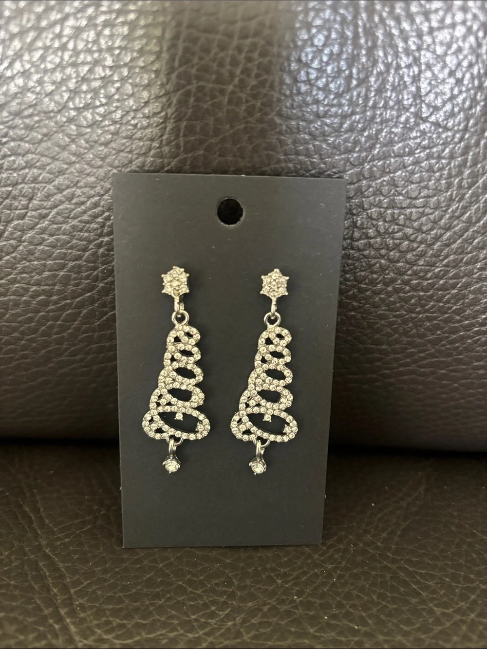 Festive Christmas Tree Drop Earrings - Pick 1 (buy now) - Picture 9 of 12